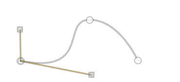 【GIMP】曲線を描く